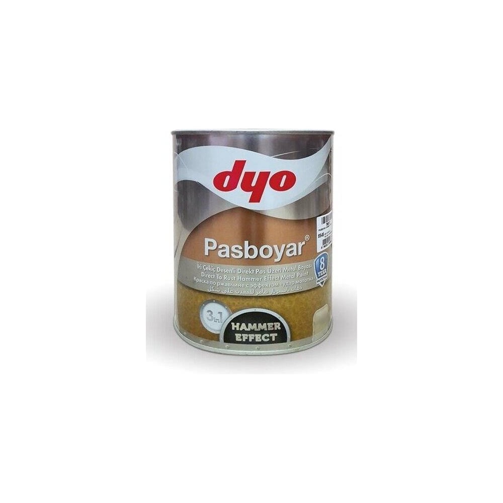 Краска для металла DYO Pasboyar 3в1, молотковый эффект, зеленый, 0,75 л ...