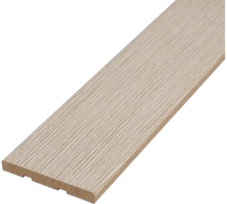 Наличник ООО ВДК эко беленый дуб, 8х70 мм, плоский Ж51