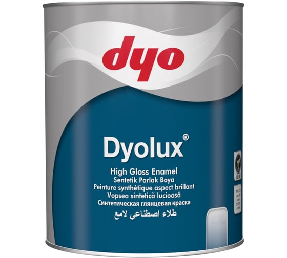 Краска-эмаль DYO 084 "lux"(0006) желтый хром, алкидная, глянцевая, 2,5 л 084-0006-63 1