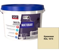 Универсальная эмаль VGT ВД-АК-1179 матовая, кремовая ral 1015, 2.5 кг 11612006