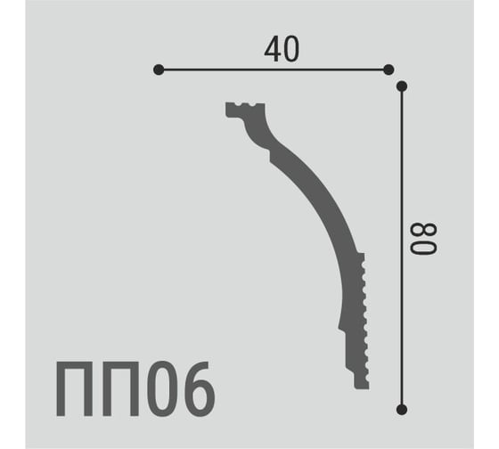 Карниз Де-Багет XPS Polymer ПП 06 00-00106778