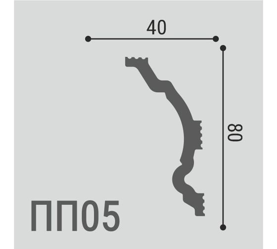 Карниз Де-Багет XPS Polymer ПП 05 00-00106712