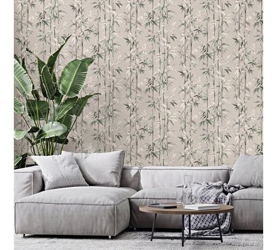 Обои горячего тиснения WallSecret Bamboo 1.06x10.05 м 8735-13