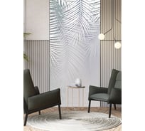 Флизелиновые фотообои Verol встык, перья серые, 2.7 кв. м, 100x270 см, моющиеся, на стену 20-ФФО_05259