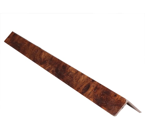 Уголок Decomaster ПВХ, корень вяза, 25x25 мм PL300-115 1