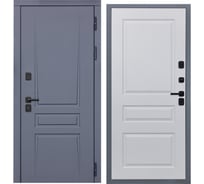 Дверь DIVA 54 2050x960 мм, правая, Ясень графит - Д13 Белый софт УТ-00079646