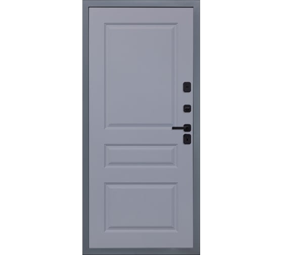 Дверь DIVA 54 2050x960 мм, левая, Ясень графит - Д13 Силк Маус УТ-00079651