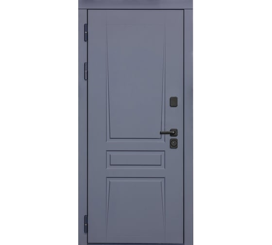 Дверь DIVA 54 2050x860 мм, левая, Ясень графит - Д11 Белый софт УТ-00079599