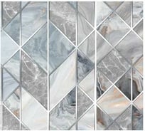 Фотообои Студия Фотообоев Каменный узор, 300x270 см, 3 полотна 1321299