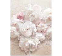 Фотообои Студия Фотообоев Пастельный цветочный фон, 200x270 см, 2 полотна 1221276