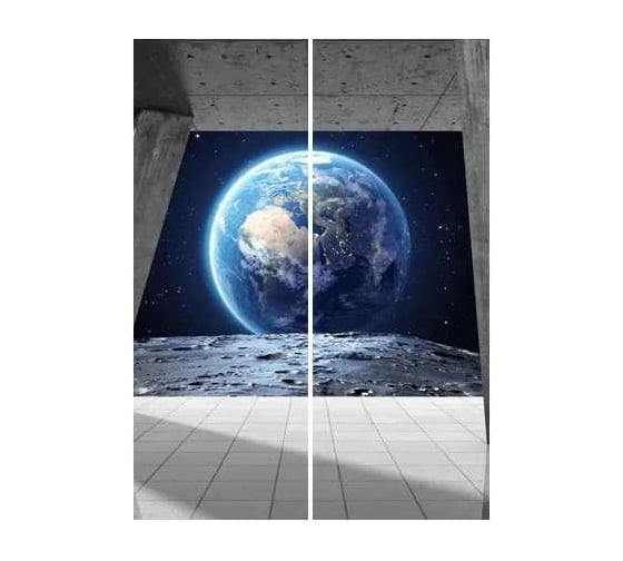 Фотообои Студия Фотообоев Далекий мир, 200x270 см, 2 полотна 1221297