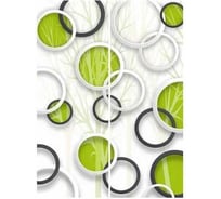 Фотообои Студия Фотообоев Фон с кольцами, 200x270 см, 2 полотна 1221272