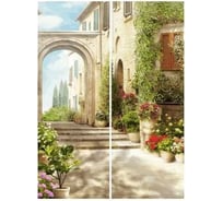 Фотообои Студия Фотообоев Старая улица, 200x270 см, 2 полотна 1221313