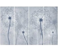 Фотообои Студия Фотообоев В одуванчиках, 400x270 см, 4 полотна 1421304