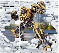 Фотообои Студия Фотообоев Напролом, 300x270 см, 3 полотна 1321293