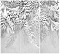 Фотообои Студия Фотообоев пальмовые листья, 300x270 см, 3 полотна 1321254