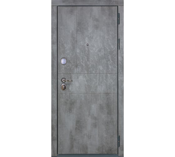 Дверь DIVA STR МХ-10 2050x860 мм, правая, Бетон темный - Ясень DIVA УТ-00079106