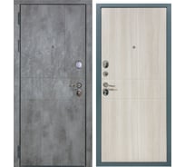 Дверь DIVA STR МХ-10 2050x860 мм, левая, Бетон темный - Ясень DIVA УТ-00079105