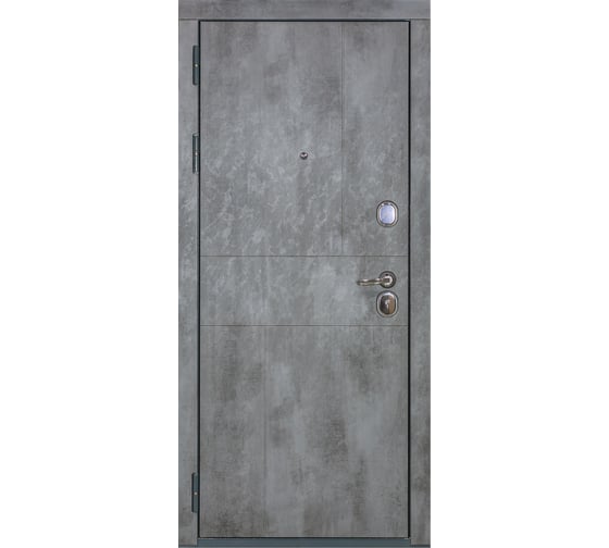 Дверь DIVA STR МХ-10 2050x960 мм, левая, Бетон темный - Ясень УТ-00079107