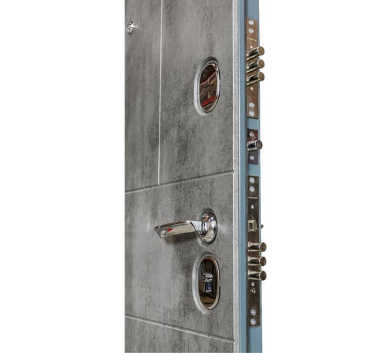 Дверь DIVA STR МХ-10 2050x960 мм, левая, Бетон темный - Ясень УТ-00079107