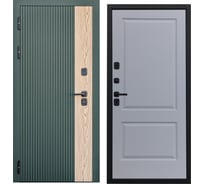 Дверь DIVA 74 2050x860 мм, левая, Дуб Олива софт - Д7 Силк Маус УТ-00079811