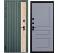 Дверь DIVA 74 2050x860 мм, левая, Дуб Олива софт - Д13 Силк Маус УТ-00079770