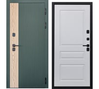 Дверь DIVA 74 2050x860 мм, правая, Дуб Олива софт - Д13 Белый софт УТ-00079766