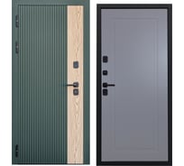 Дверь DIVA 74 2050x960 мм, левая, Дуб Олива софт - Н10 Силк Маус УТ-00079825