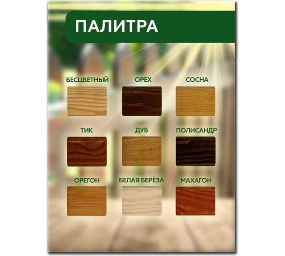 Пропитка для дерева Poli-R тонэрол палисандр, 0.75 л 13777