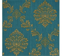 Мягкая самоклеящаяся 3D панель LAKO МЕГА комплект 10 шт., Барокко Темно-зеленый, 70x70 см LKD-5-1014-KO-MEGA10