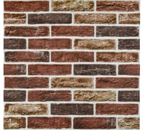 Мягкая самоклеящаяся 3D панель LAKO МЕГА комплект 10 шт., Барокко Кирпичная кладка 2, 70x70 см LKD-5-5015-KO-MEGA10