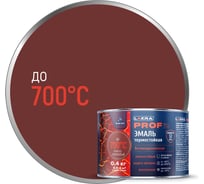 Термостойкая эмаль ЛАКРА prof it антикоррозионная, до 700С, красно-коричневый, 0.4 кг ЛА-00001676