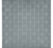 Мягкая самоклеящаяся 3D панель LAKO МЕГА комплект 20 шт., Деревянная мозаика Серебристо-серый, 70x70 см LKD-29-05-510-KO-MEGA20