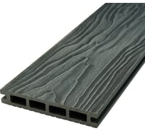 Доска террасная Groentec 145-22-3000 шовная пустотелая с тиснением 3d ш серый (3м) дпк TDEGP3D 145-22-3000