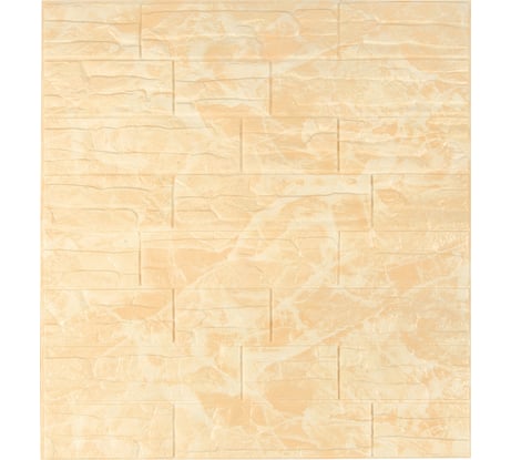 Мягкая самоклеящаяся 3D панель LAKO МЕГА комплект 20 шт., Камень Бежево-белый, 70x77 см LKD-16-05-07-MEGA20