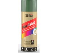 Универсальная аэрозольная эмаль Sila home Max Paint зеленый мох ral 6005, 520 мл 00-00004731
