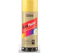 Универсальная аэрозольная эмаль Sila home Max Paint желтый ral 1018, 520 мл 00-00004730