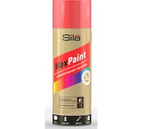 Универсальная аэрозольная эмаль Sila home Max Paint красный ral 3020, 520 мл 00-00004733