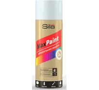 Универсальная аэрозольная эмаль Sila home Max Paint белый глянцевый ral 9003, 520 мл 00-00004726
