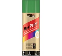 Универсальная аэрозольная эмаль Sila home Max Paint лиственно-зеленый ral 6002, 520 мл 00-00004734