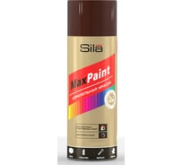 Универсальная аэрозольная эмаль Sila home Max Paint коричневый ral 8028, 520 мл 00-00004732