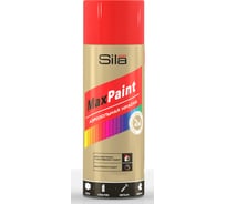 Аэрозольная эмаль Sila home Max Paint флуоресцентная, красный, 520 мл SILF3020