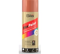 Аэрозольная эмаль Sila home Max Paint с металлическим эффектом, медный металлик, 520 мл 00-00004748