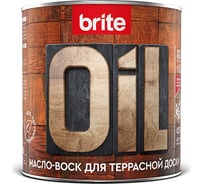 Масло-воск для террасной доски BRITE FLEXX бесцветное, ведро 9 л 217433