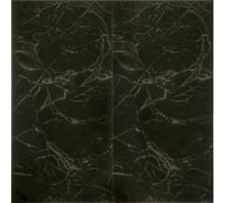 Самоклеящаяся ПВХ плитка LAKO МЕГА комплект 68 шт., Черный мрамор, 32 класс, толщина 2 мм, 12 м2 LKD-PH81036-1-MEGA68