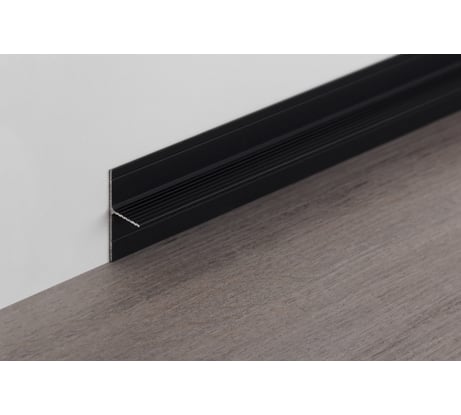 Теневой профиль Волшебная палочка 36x15x15мм черный 2,5м УТ000075128