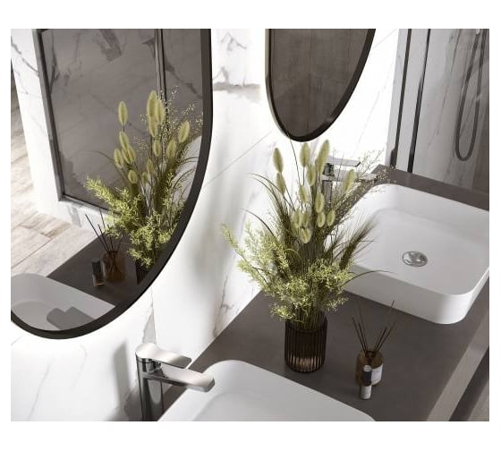 Керамогранит LAPARET Venatino grey белый, 60x60, сатинированный, карвинг, 1,44 м2, 4 шт. х9999289608