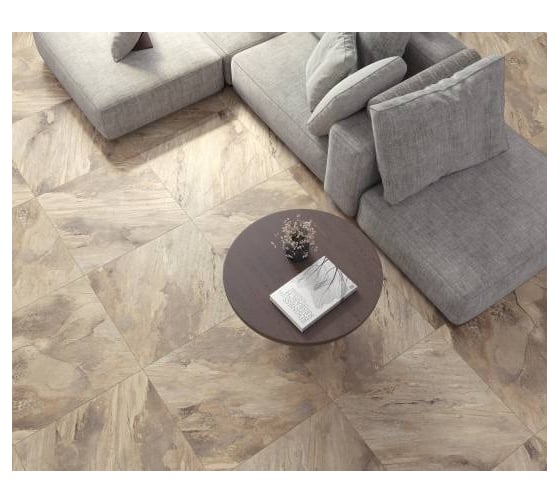 Керамогранит LAPARET miranda brown 60x60 см, упаковка 1,44 м2, 4 шт. х9999286893