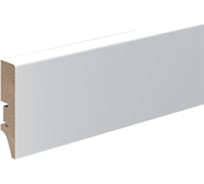 Напольный плинтус STELLA 60, МДФ, 2000x60x16 мм, белый, 7 шт. ЦБ-00012922