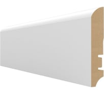 Напольный плинтус STELLA 80S, МДФ, 2000x80x16 мм, белый, 5 шт. ЦБ-00012929 ЦБ-00012929